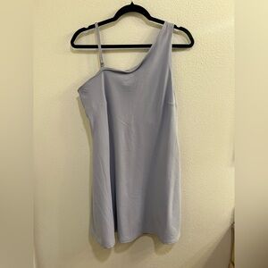 Abercrombie Athletic One-Shoulder Traveler Mini Dress